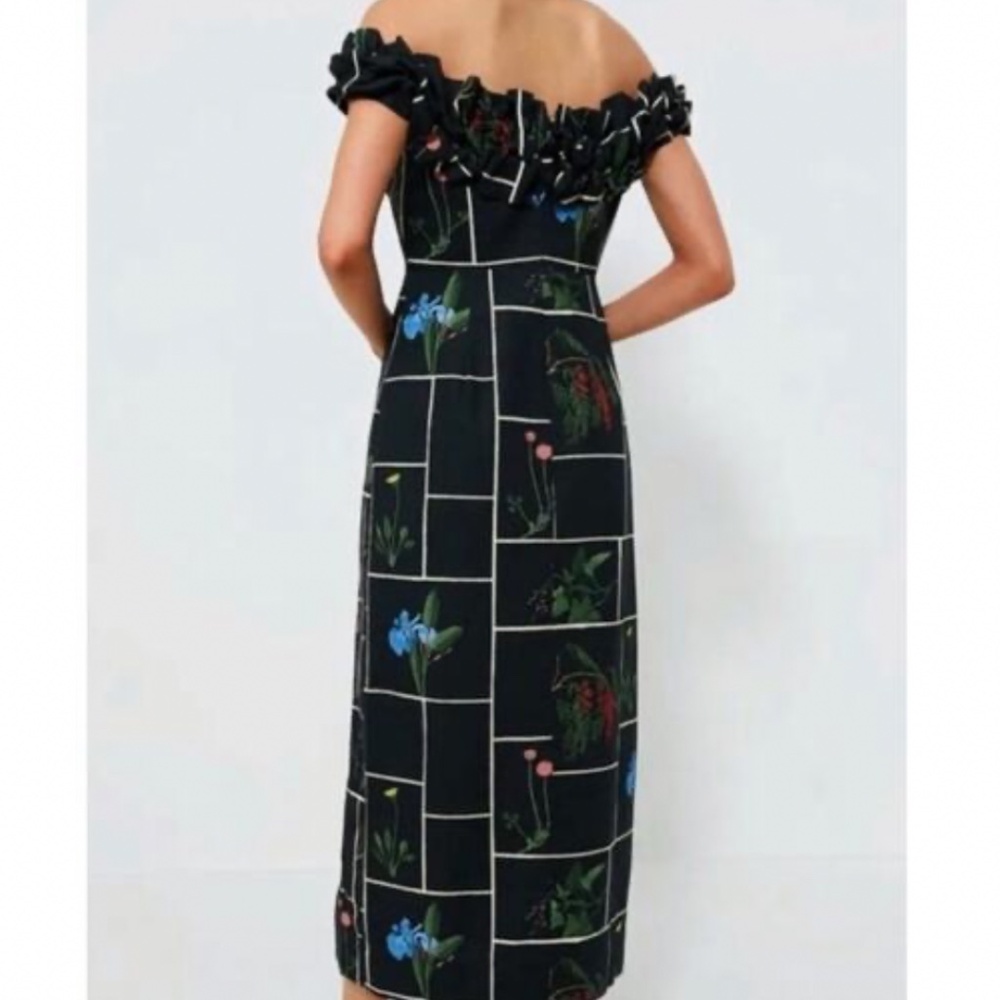 NWT Tuckernuck Suze Fresher Buds midi dress 8 M - Picture 3 of 15